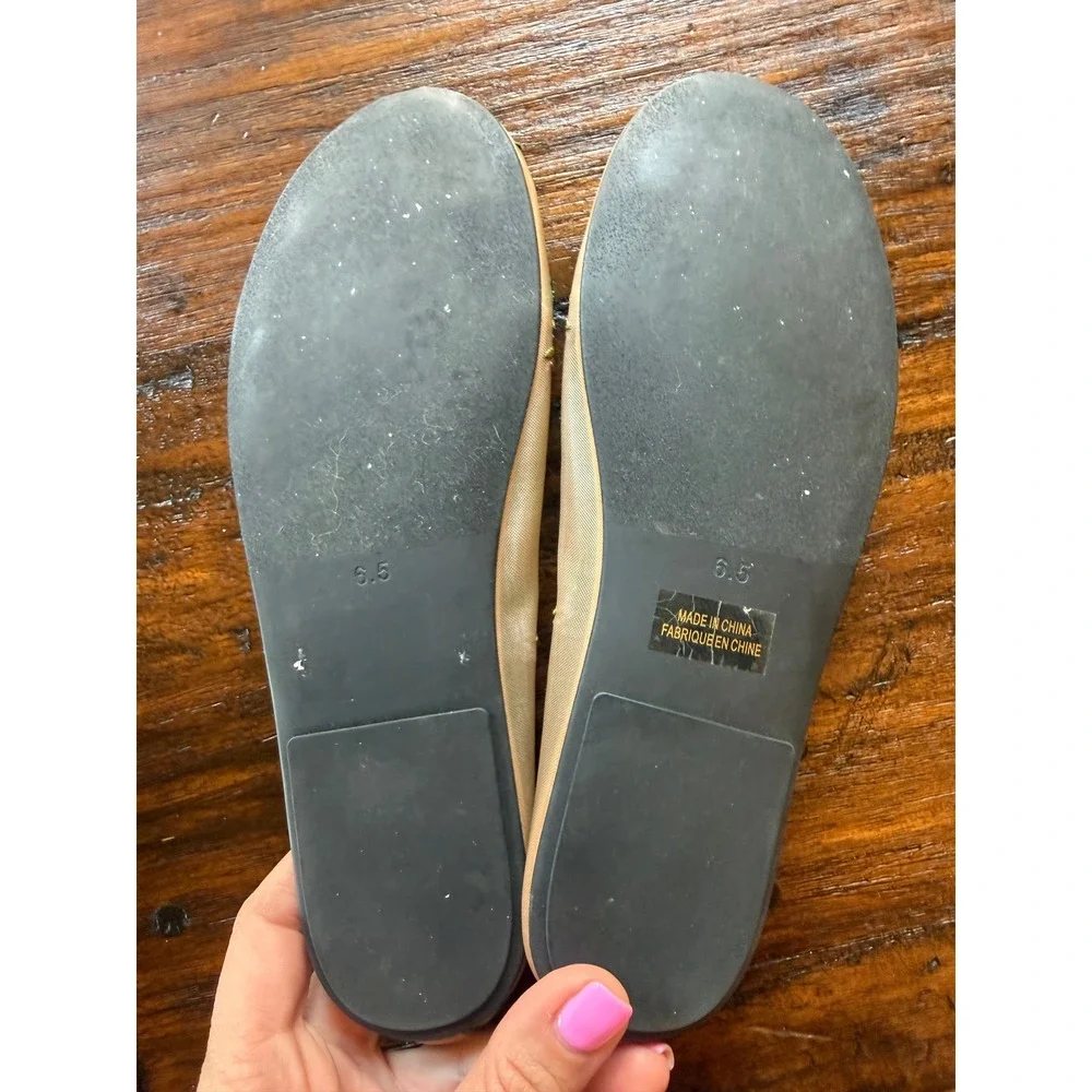 Jeffrey Campbell Anthropologie Embroidered Mesh Mary Jane Ballet Flats Size 6.5